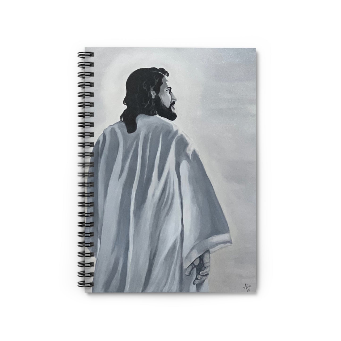 Inspirational Ruled Spiral Notebook - Faith & Reflection
