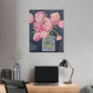 Floral Canvas Wall Art - Pink Ranunculus Bouquet Decor for Home