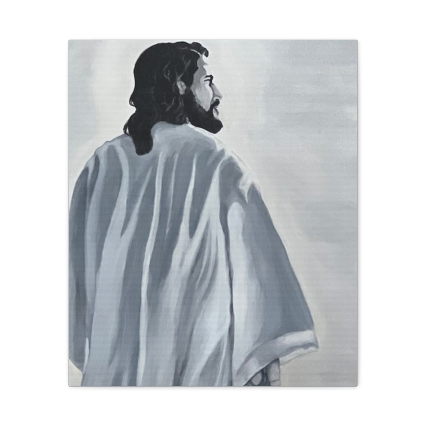 Inspirational Jesus Canvas Wall Art - Stretched Matte Print for Home Decor