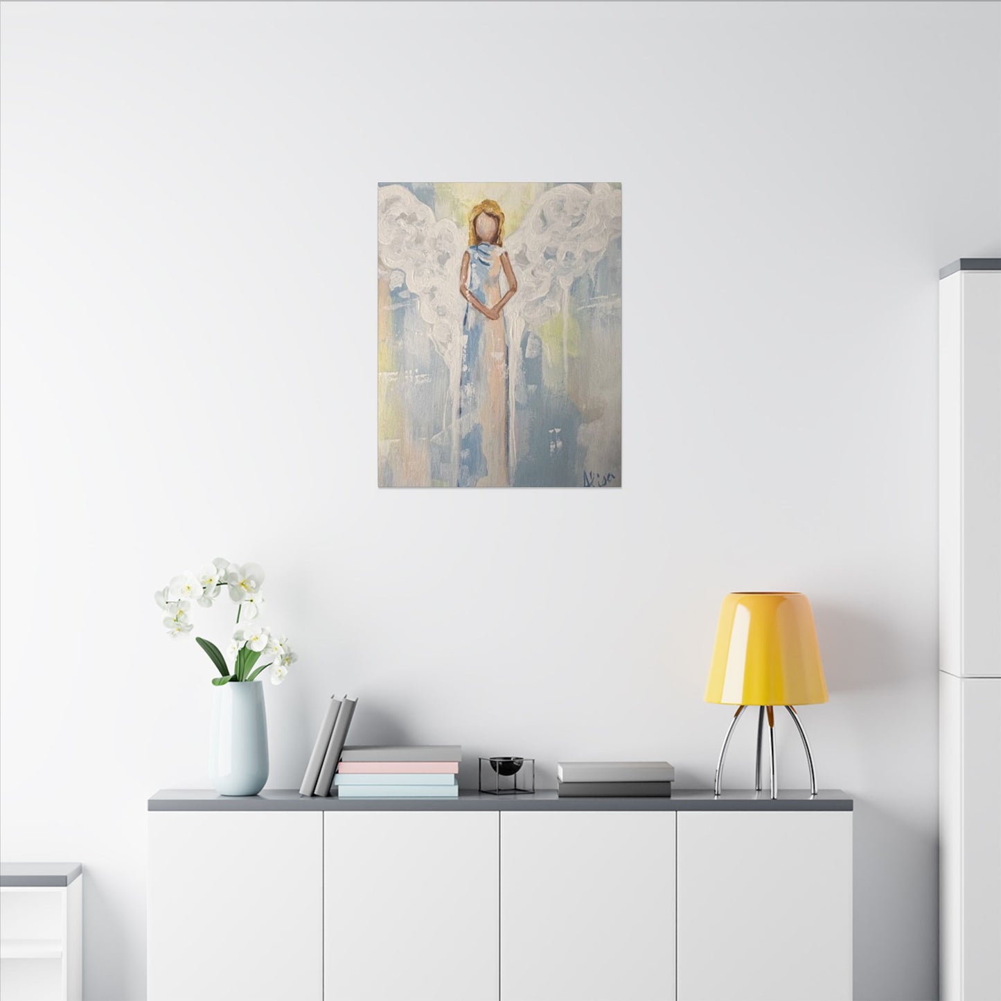 Art by Alisa Original - Angel Painting Canvas Wall Art