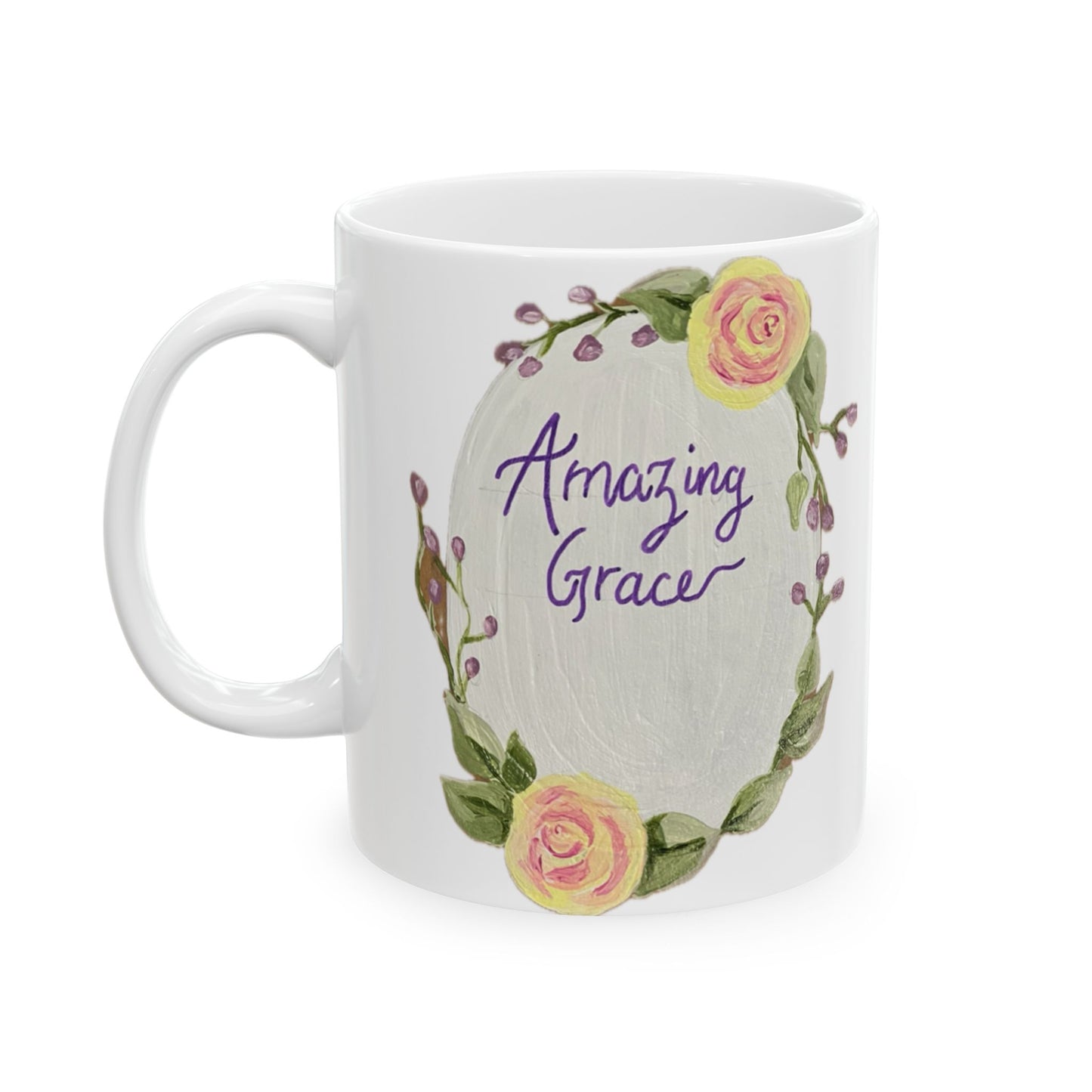 Amazing Grace White - Ceramic Mug 11oz