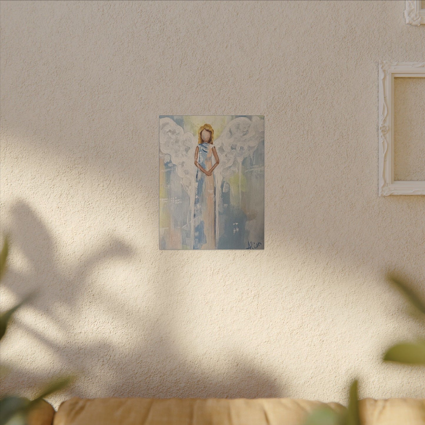 Art by Alisa Original - Angel Painting Canvas Wall Art