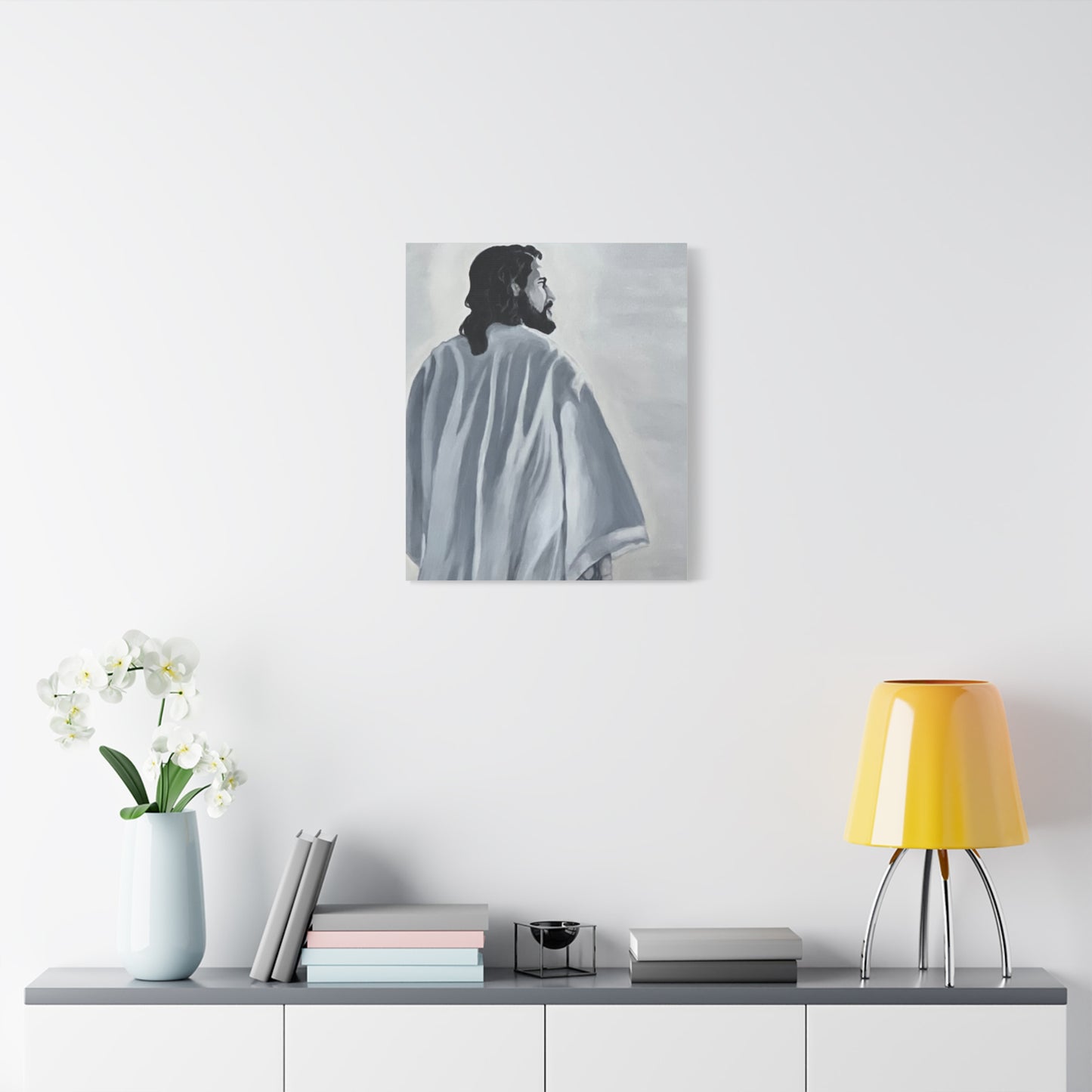 Inspirational Jesus Canvas Wall Art - Stretched Matte Print for Home Decor