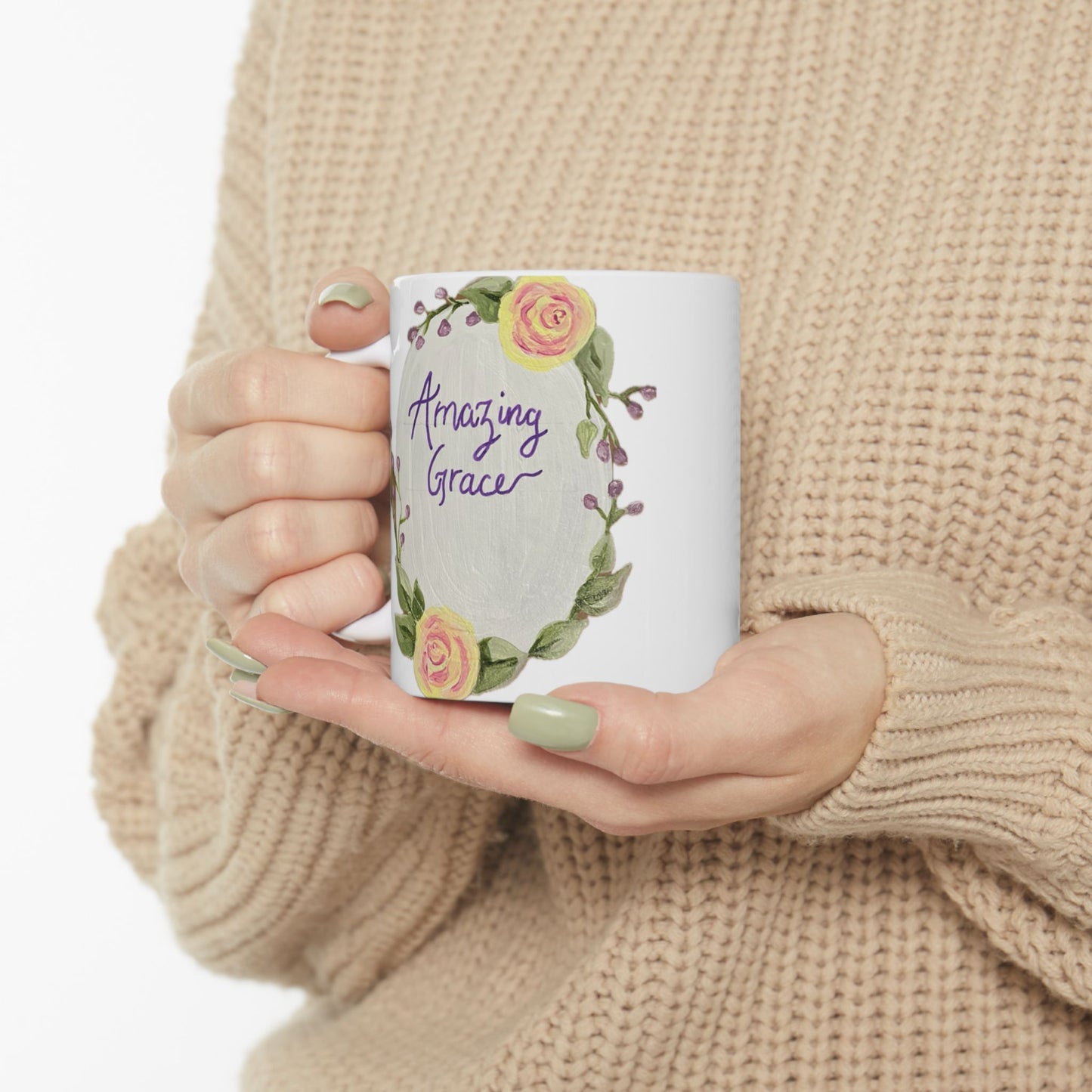 Amazing Grace White - Ceramic Mug 11oz