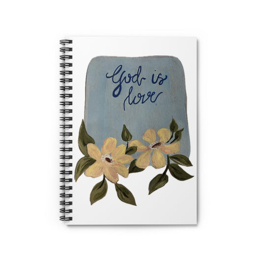 God is Love - Spiral Notebook - Ruled Line