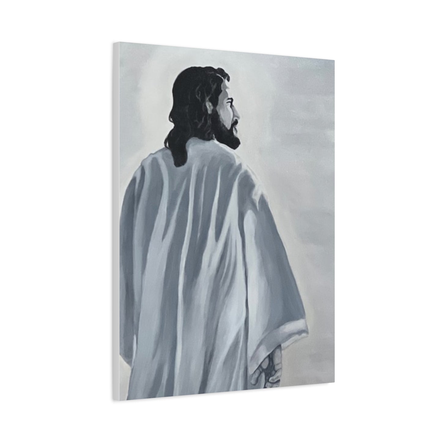Inspirational Jesus Canvas Wall Art - Stretched Matte Print for Home Decor