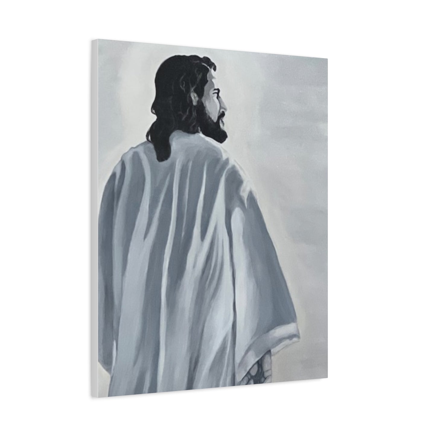 Inspirational Jesus Canvas Wall Art - Stretched Matte Print for Home Decor
