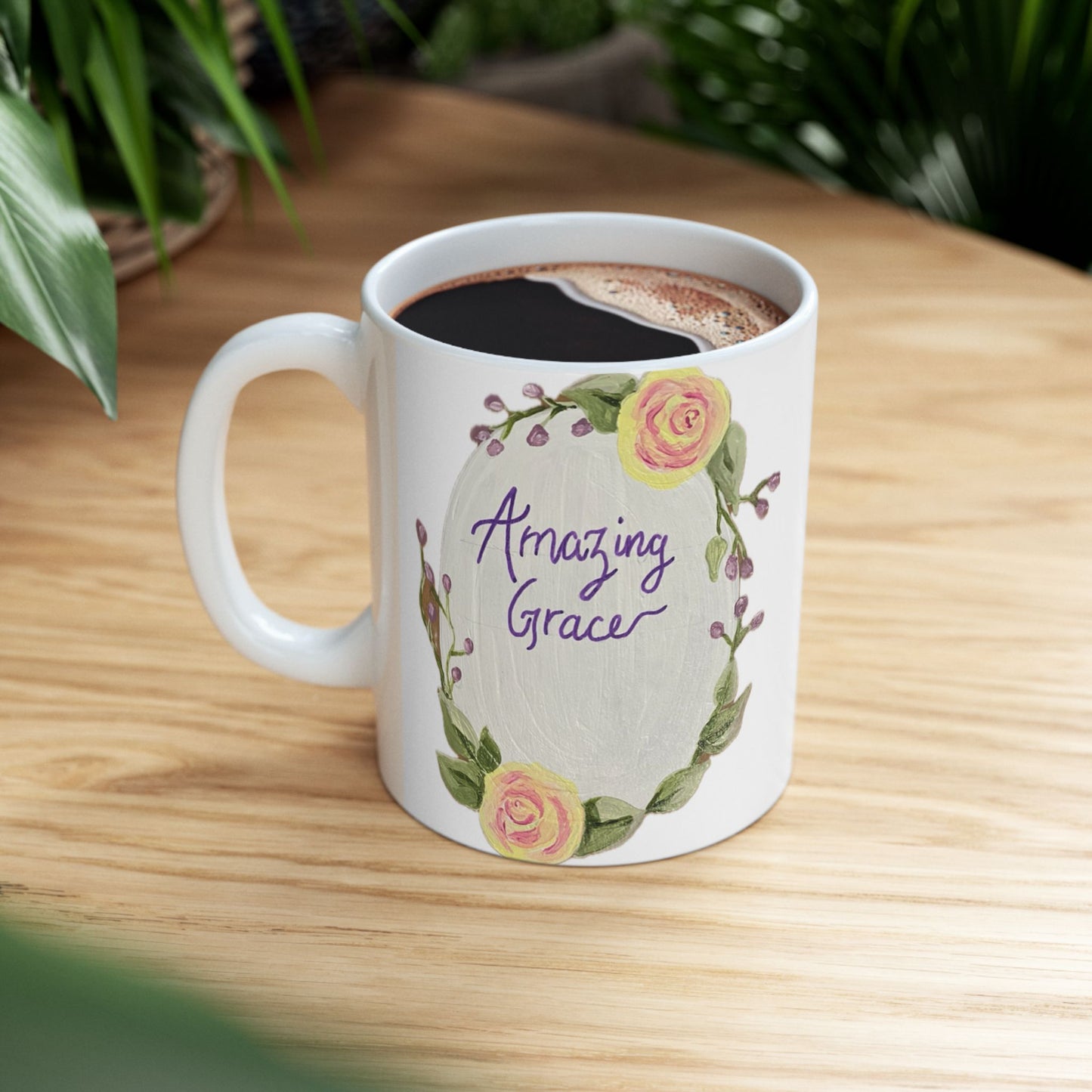 Amazing Grace White - Ceramic Mug 11oz