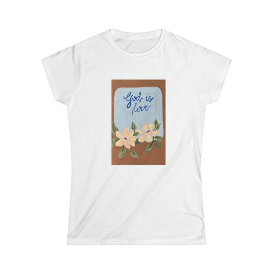 God is Love - Women's Softstyle Tee