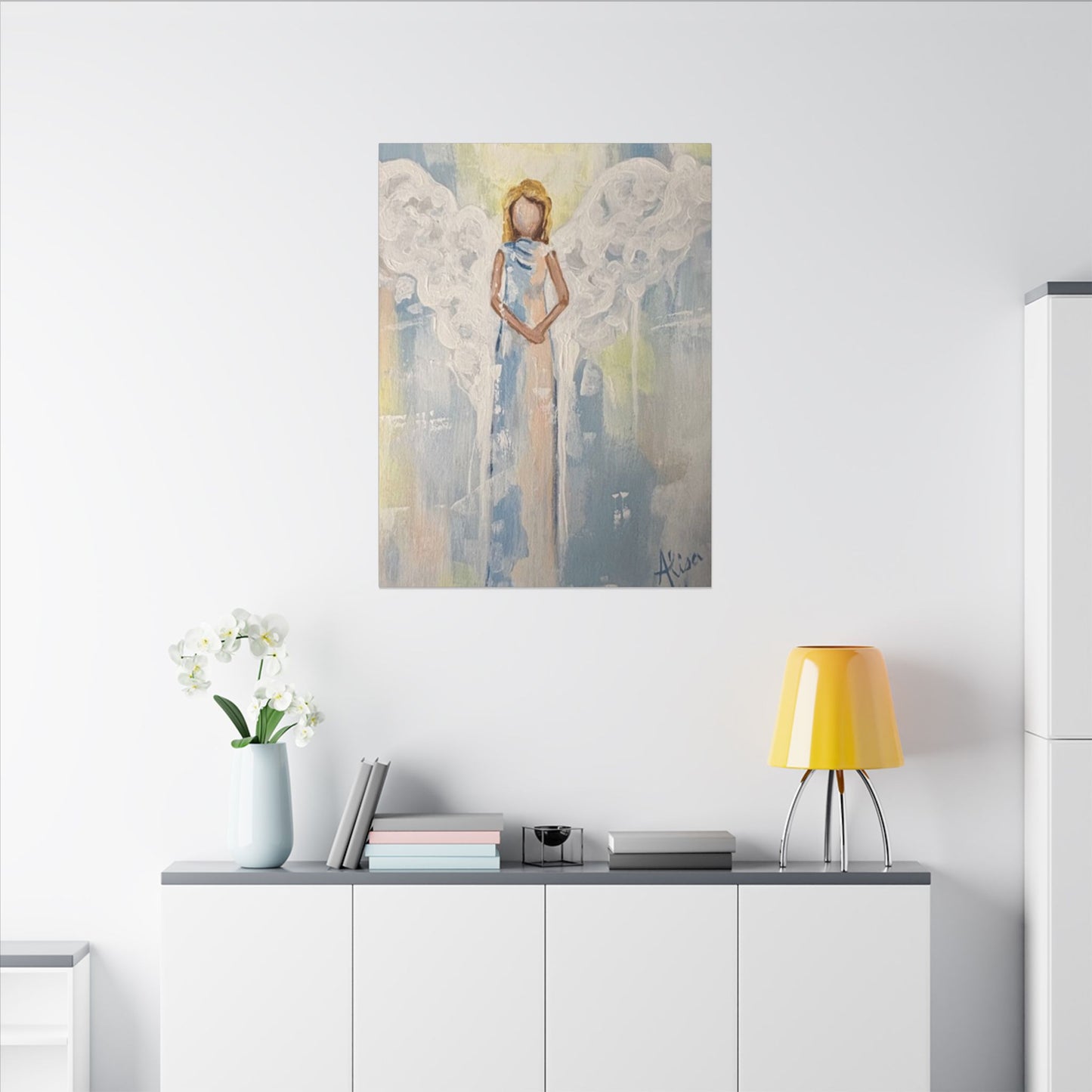Art by Alisa Original - Angel Painting Canvas Wall Art