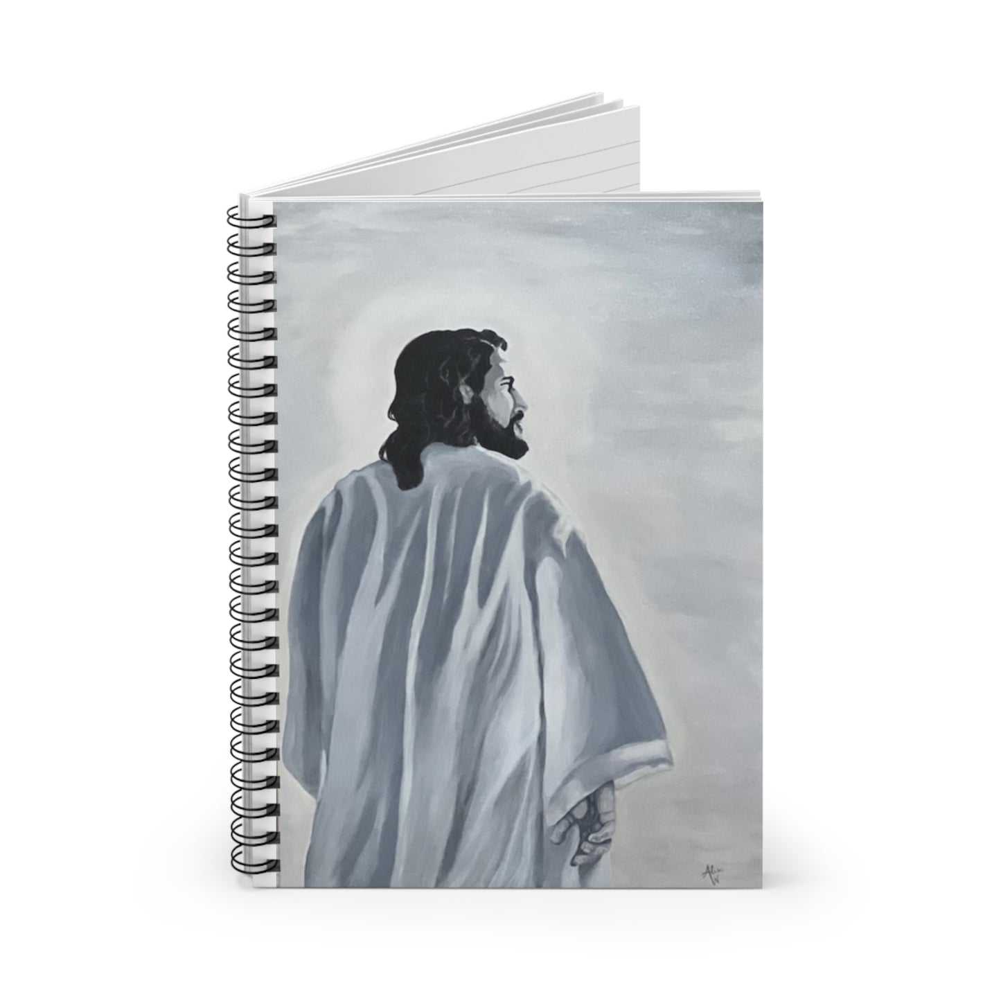 Inspirational Ruled Spiral Notebook - Faith & Reflection