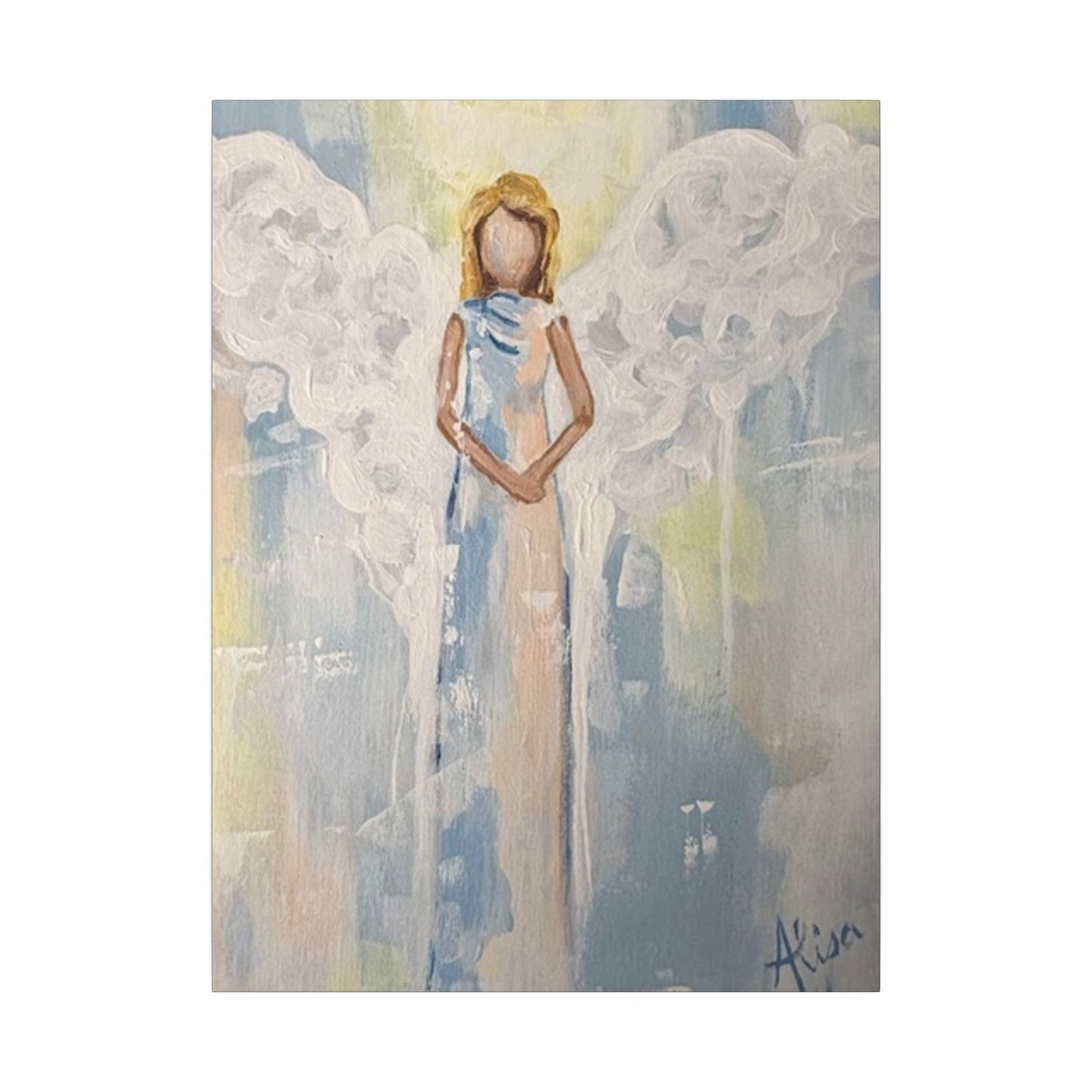 Art by Alisa Original - Angel Painting Canvas Wall Art