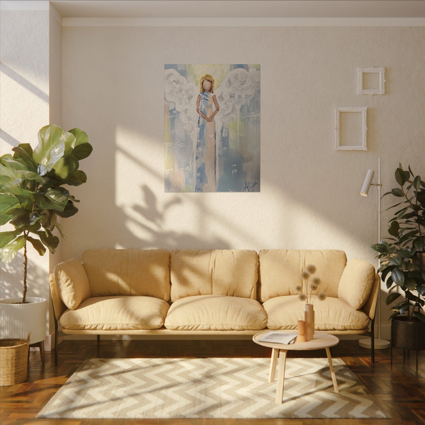 Art by Alisa Original - Angel Painting Canvas Wall Art