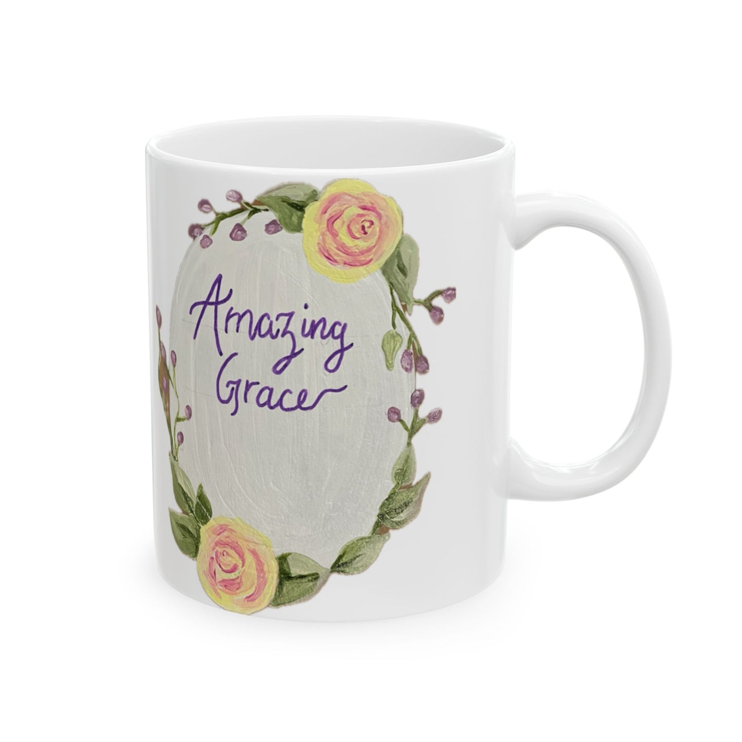 Amazing Grace White - Ceramic Mug 11oz