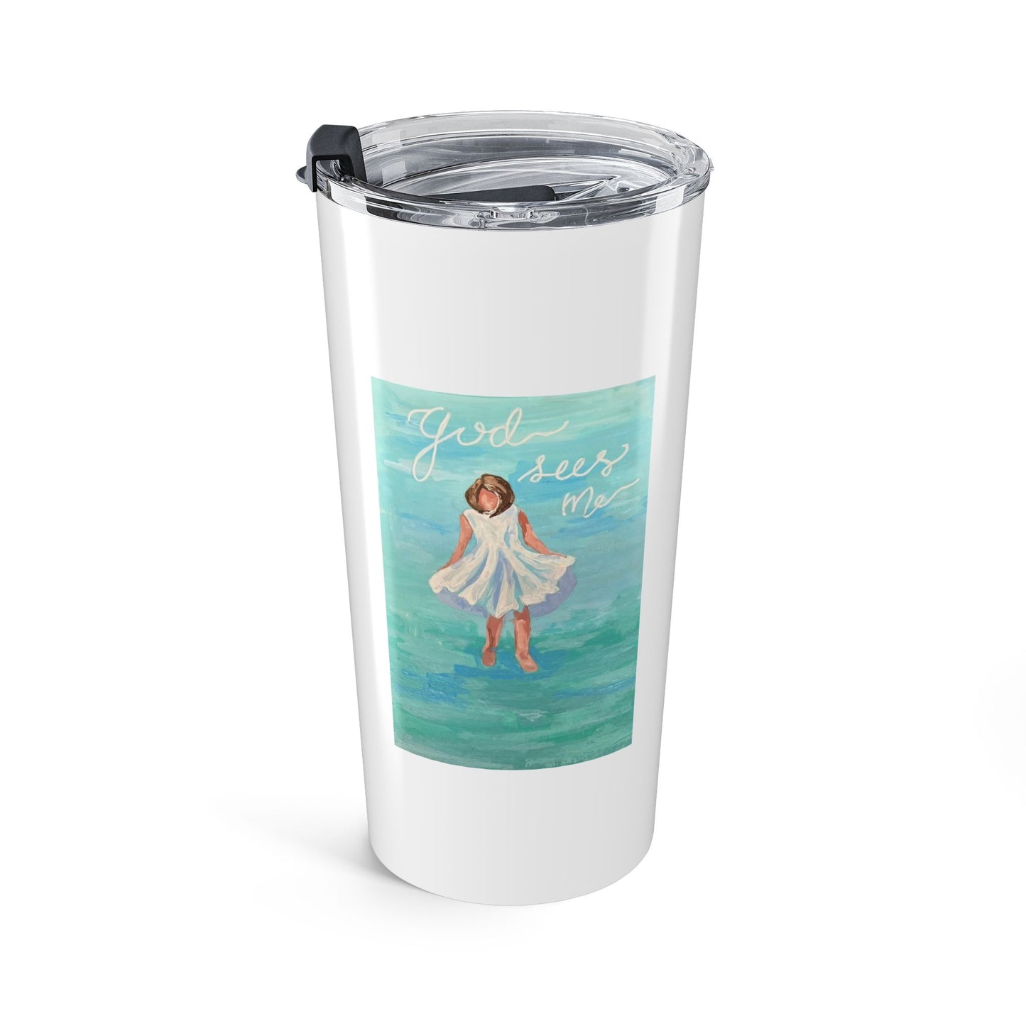 God Sees Me - Copper Vacuum Insulated Tumbler, 22oz