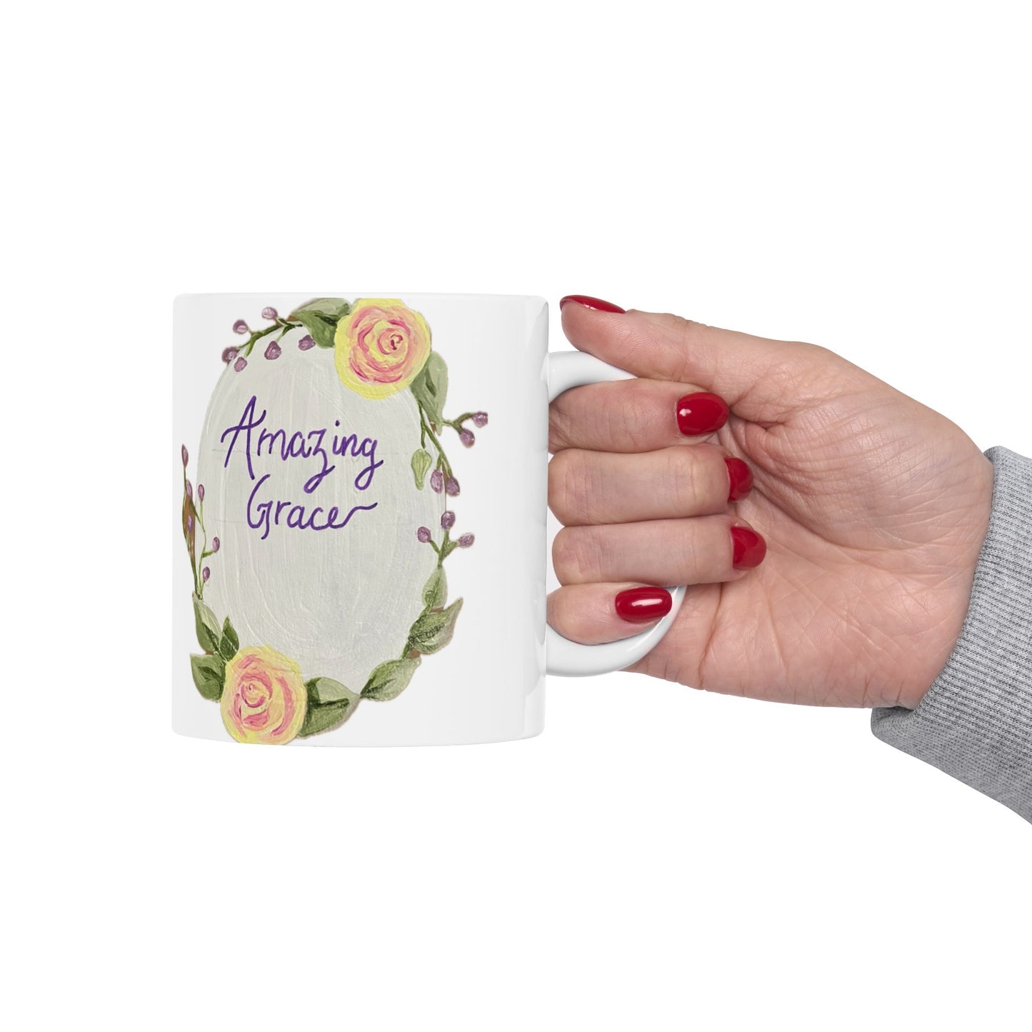 Amazing Grace White - Ceramic Mug 11oz