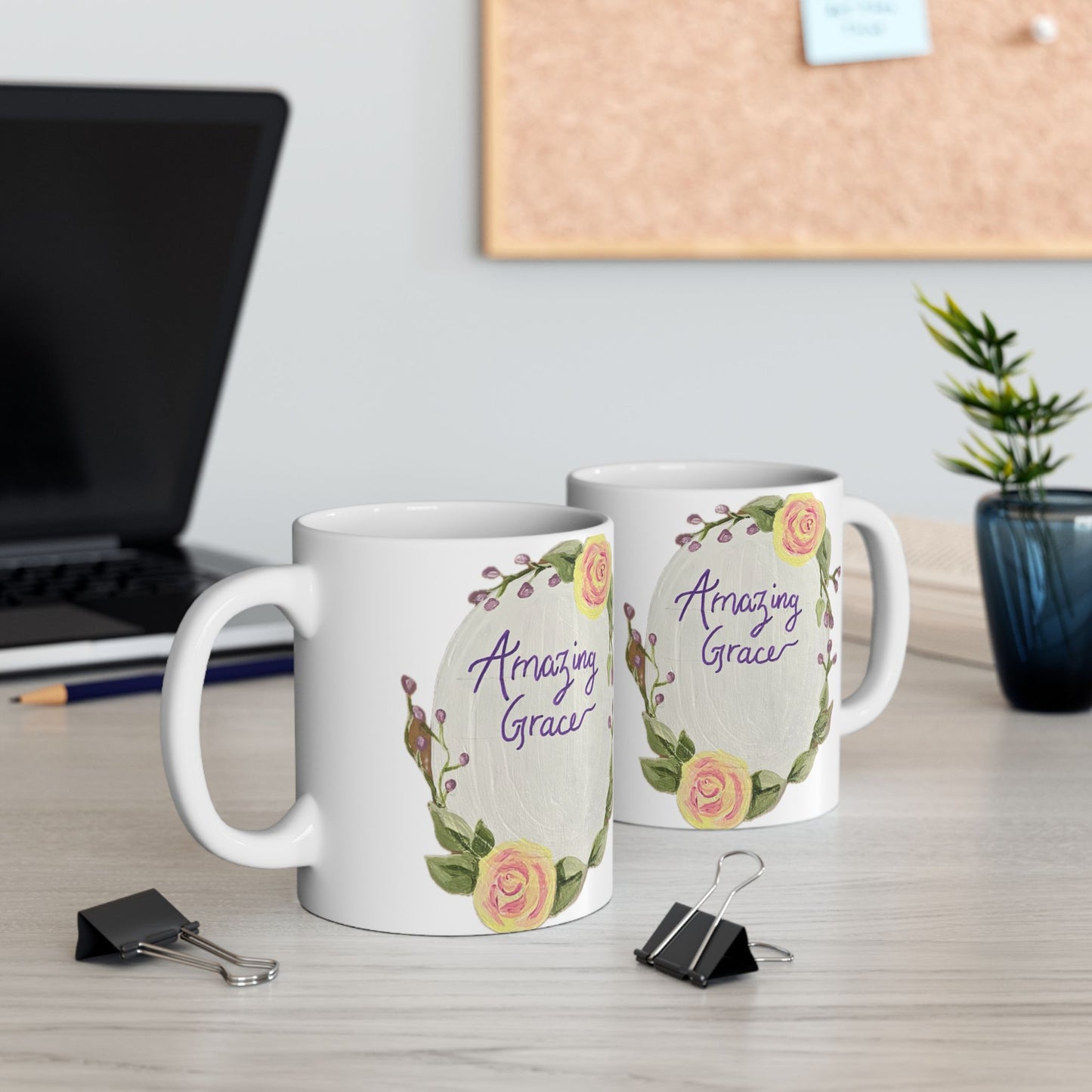 Amazing Grace White - Ceramic Mug 11oz