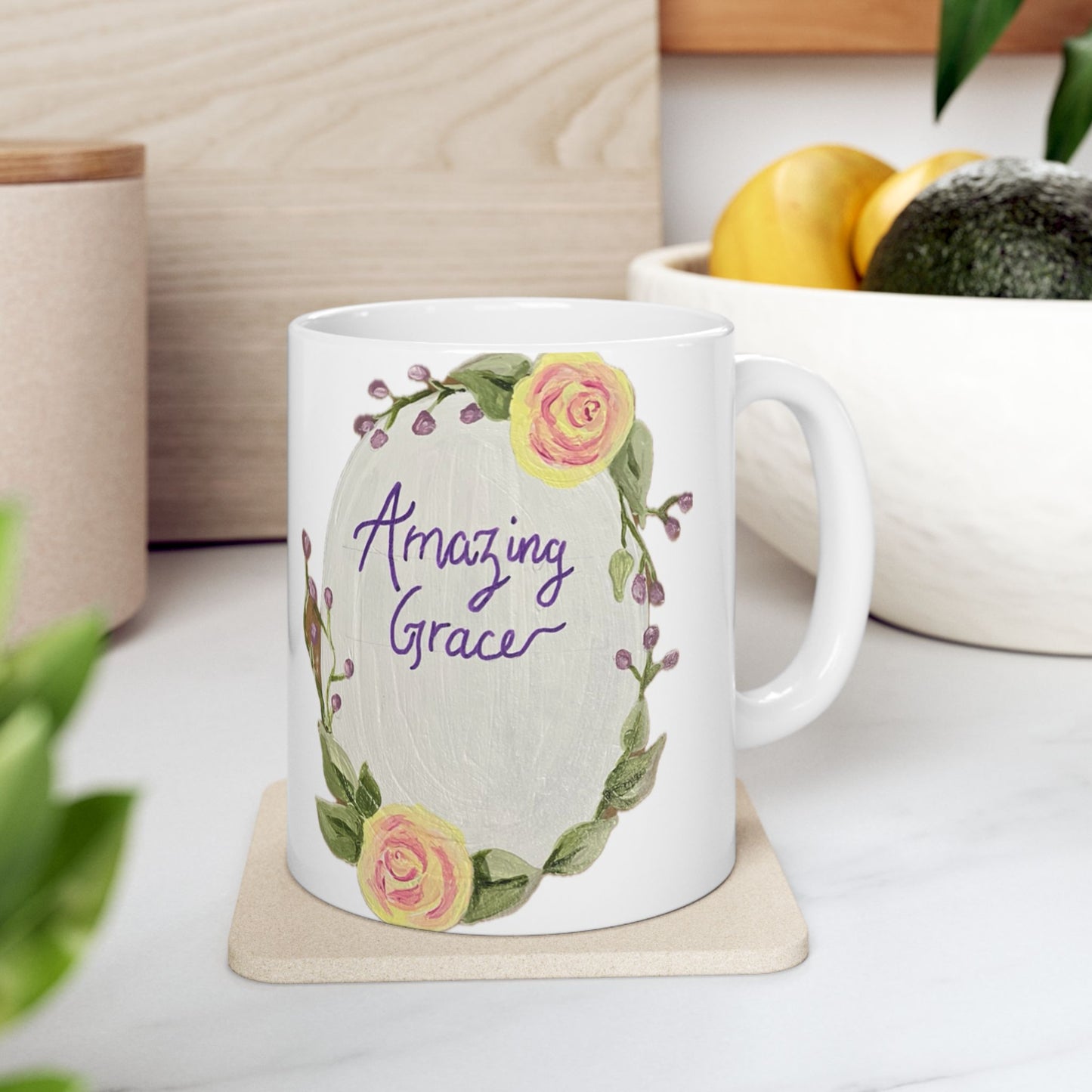 Amazing Grace White - Ceramic Mug 11oz