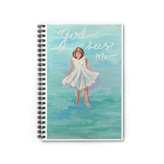 God Sees Me - Spiral Notebook - Ruled Line