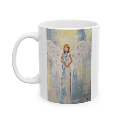Artistic Floral Ceramic Mug - Unique Coffee Cup for Gifts, Home Décor, Tea Lovers, Birthdays, Mother’s Day, Relaxing Moments