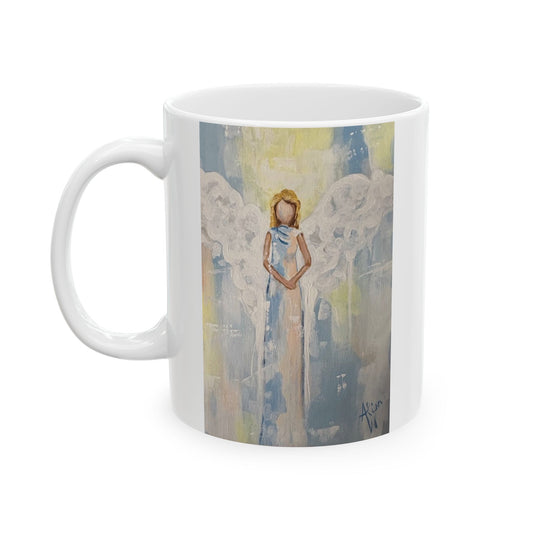 Artistic Floral Ceramic Mug - Unique Coffee Cup for Gifts, Home Décor, Tea Lovers, Birthdays, Mother’s Day, Relaxing Moments