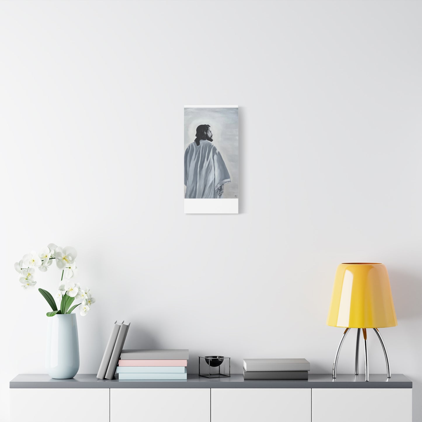 Inspirational Jesus Canvas Wall Art - Stretched Matte Print for Home Decor