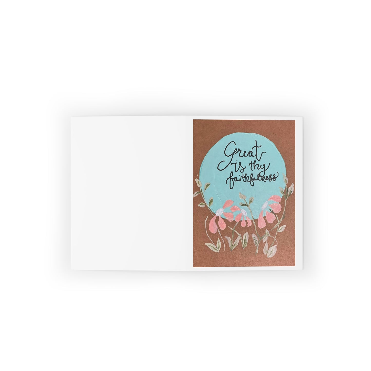 Great is Thy Faithfulness - Black Text - Greeting cards (8, 16, and 24 pcs)
