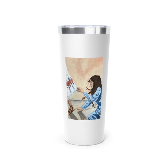 Hem of His Garment - Copper Vacuum Insulated Tumbler - Stylish Travel Mug, Perfect for Coffee Lovers, Gift for Him/Her, Personalized Drinkware