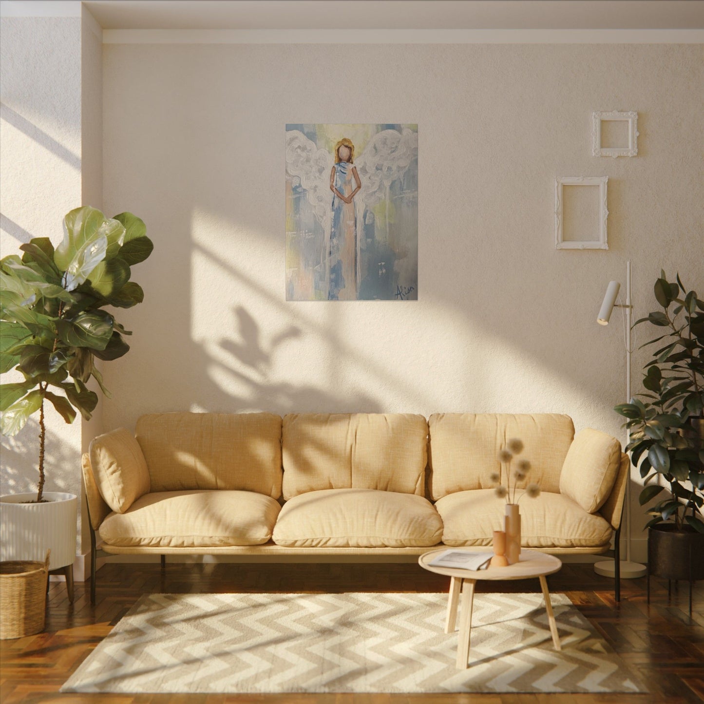 Art by Alisa Original - Angel Painting Canvas Wall Art