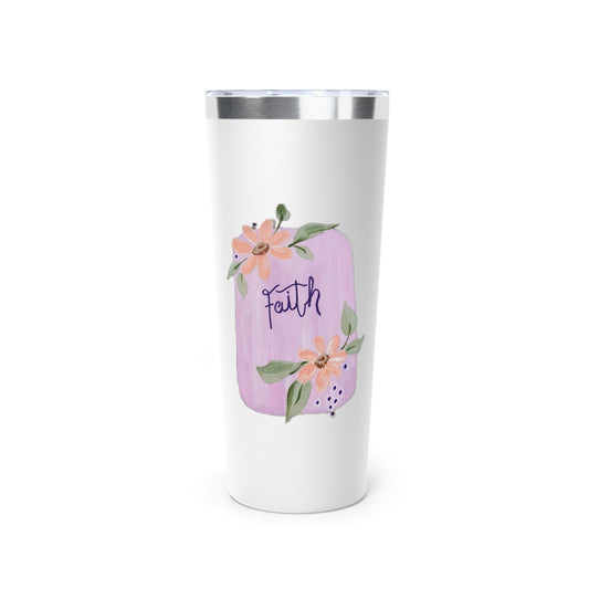 Faith - Copper Vacuum Insulated Tumbler, 22oz