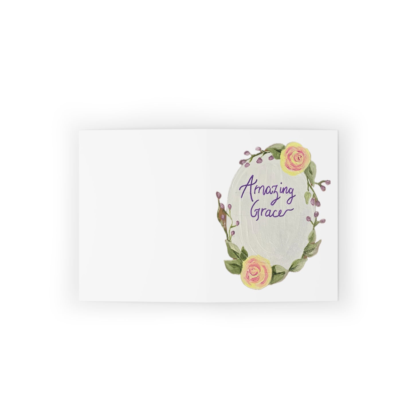 Amazing Grace White - Greeting cards (8, 16, and 24 pcs)