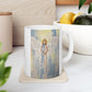 Artistic Floral Ceramic Mug - Unique Coffee Cup for Gifts, Home Décor, Tea Lovers, Birthdays, Mother’s Day, Relaxing Moments