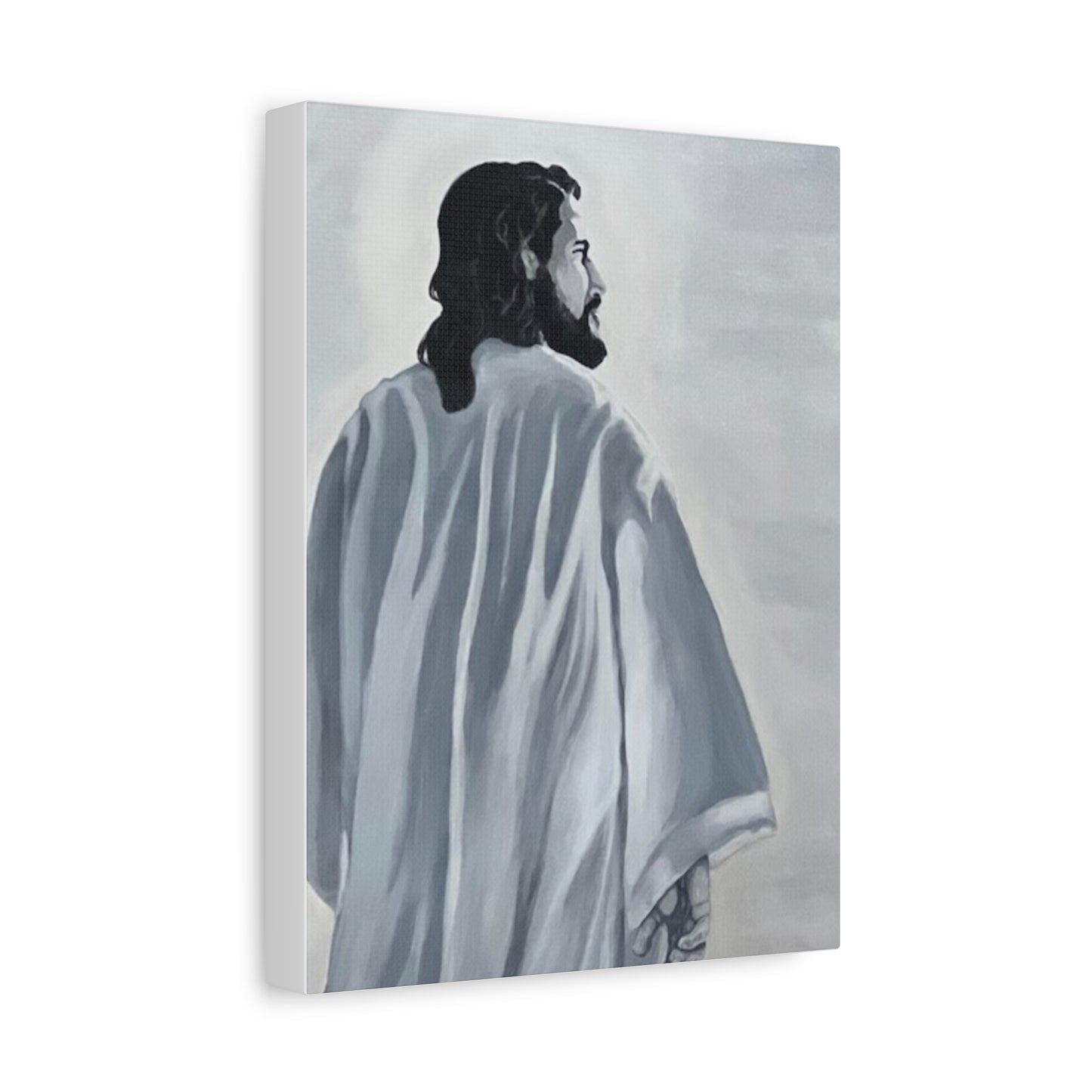 Inspirational Jesus Canvas Wall Art - Stretched Matte Print for Home Decor