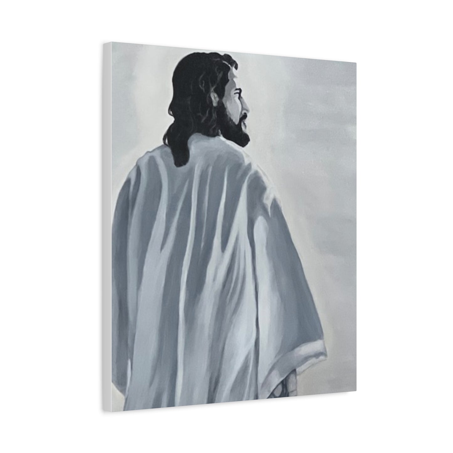 Inspirational Jesus Canvas Wall Art - Stretched Matte Print for Home Decor