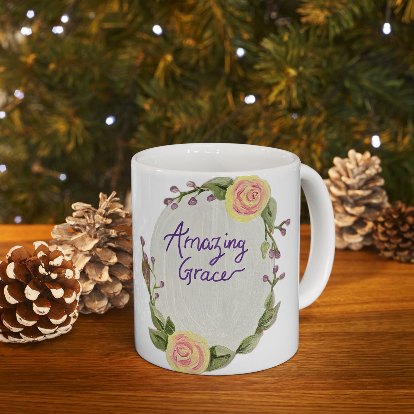 Amazing Grace White - Ceramic Mug 11oz