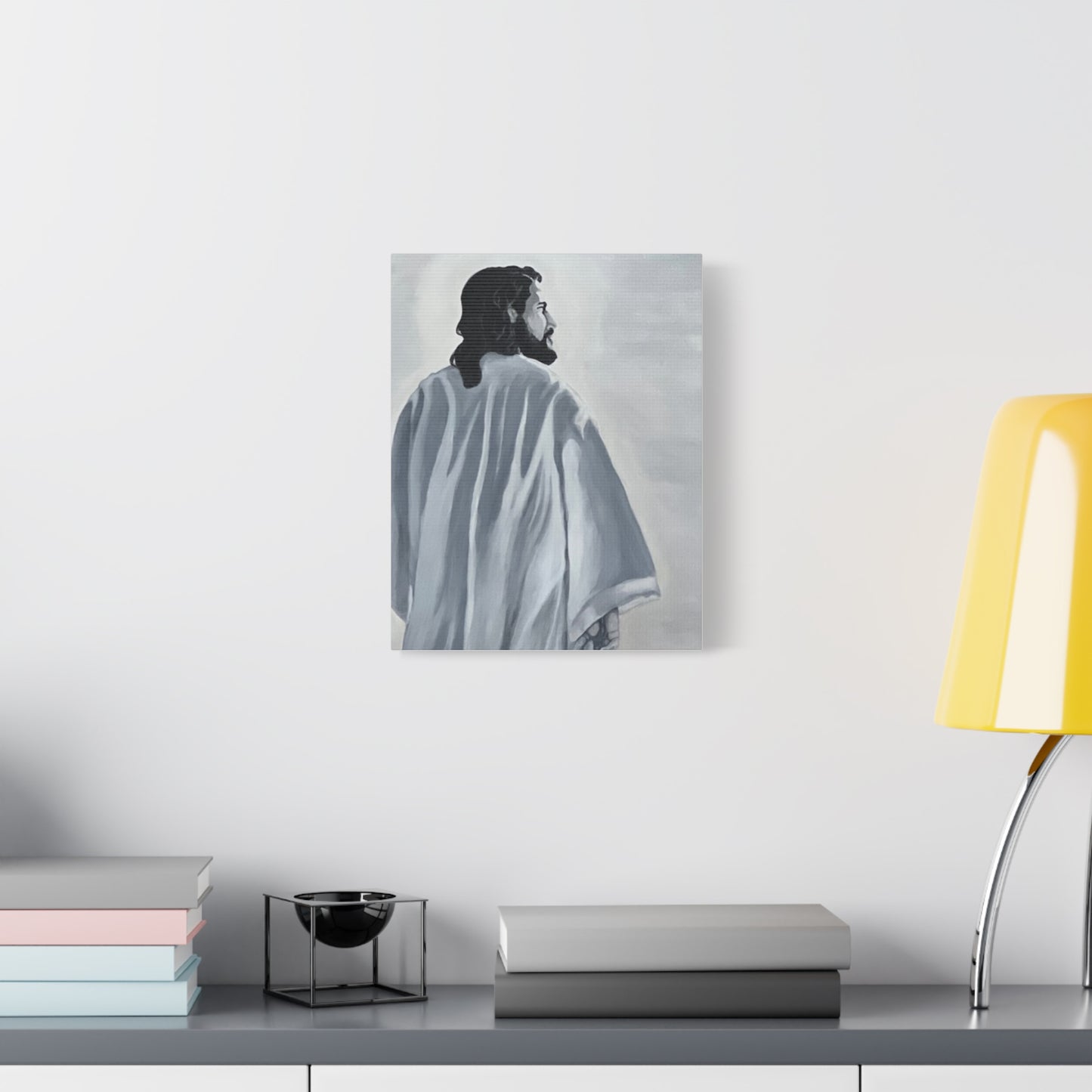 Inspirational Jesus Canvas Wall Art - Stretched Matte Print for Home Decor