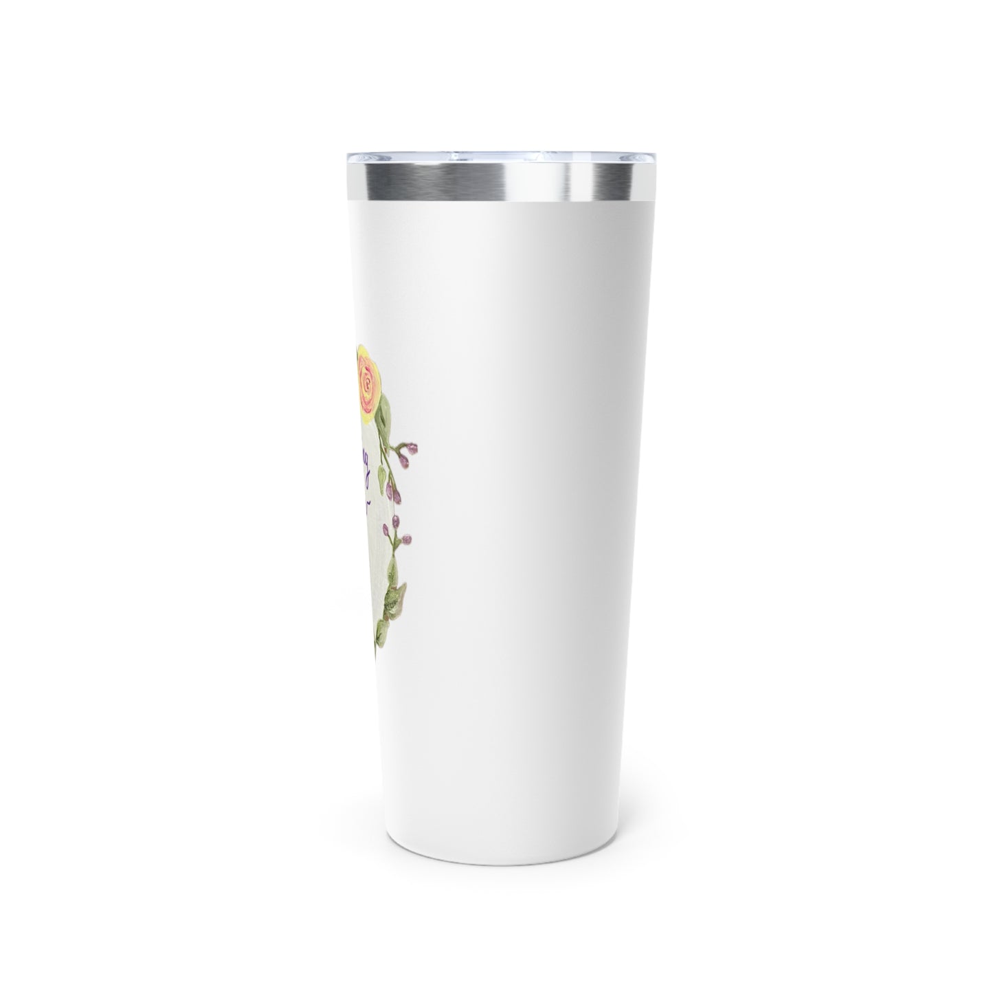 Amazing Grace White - Copper Vacuum Insulated Tumbler, 22oz