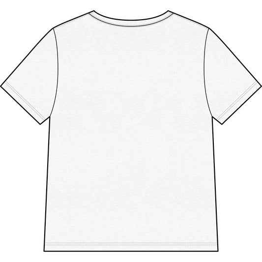 Angel Art V-Neck Tee — Pastel Guardian Angel Graphic for Women