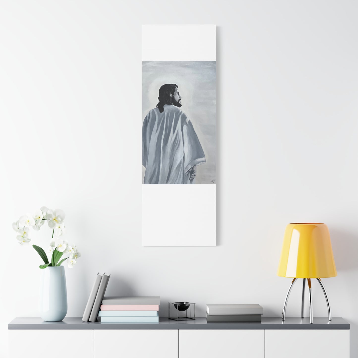 Inspirational Jesus Canvas Wall Art - Stretched Matte Print for Home Decor