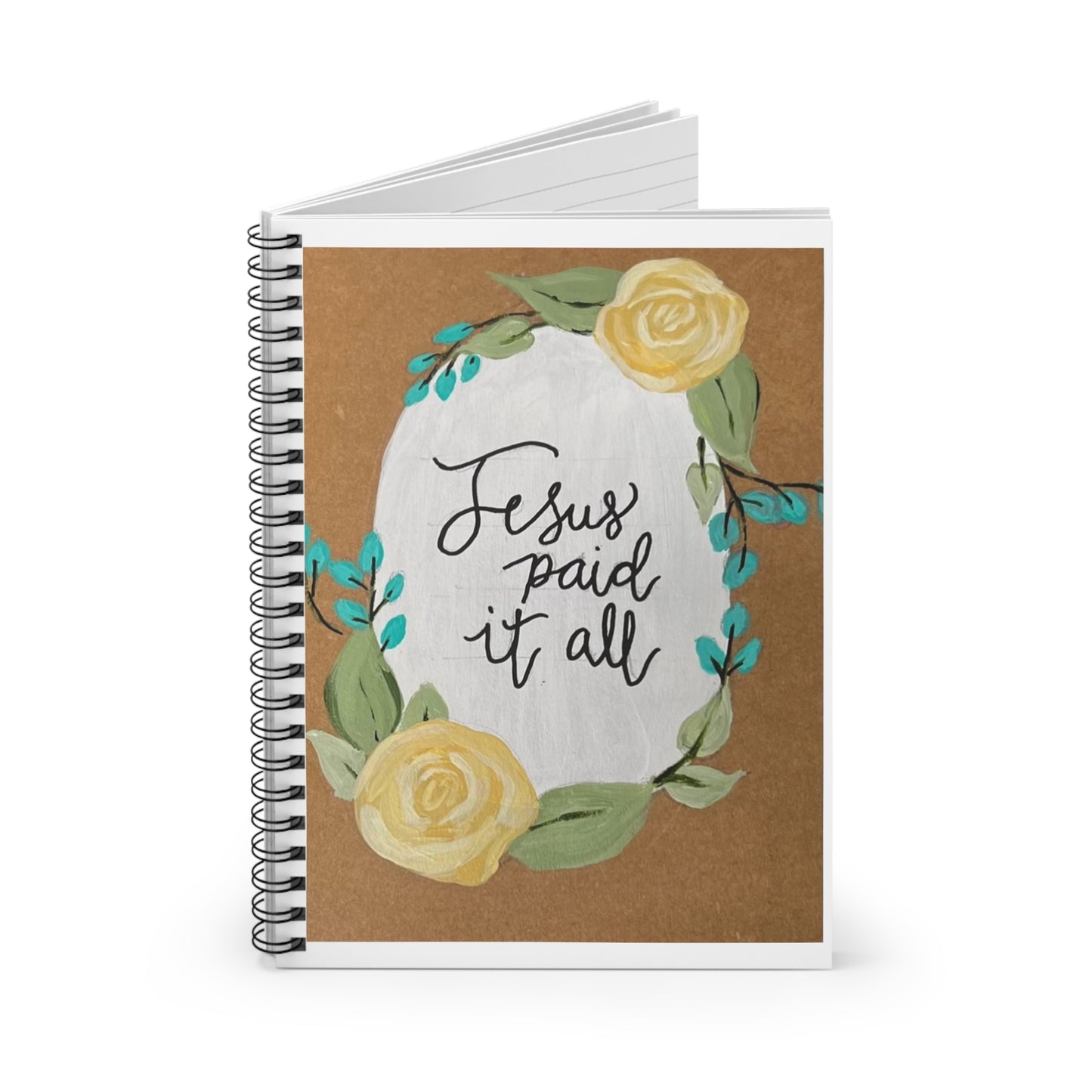 Jesus Paid it All - Spiral Notebook - Ruled Line