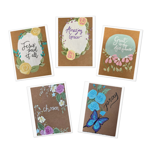 Faith Edition - Multi-Design Greeting Cards (5-Pack)
