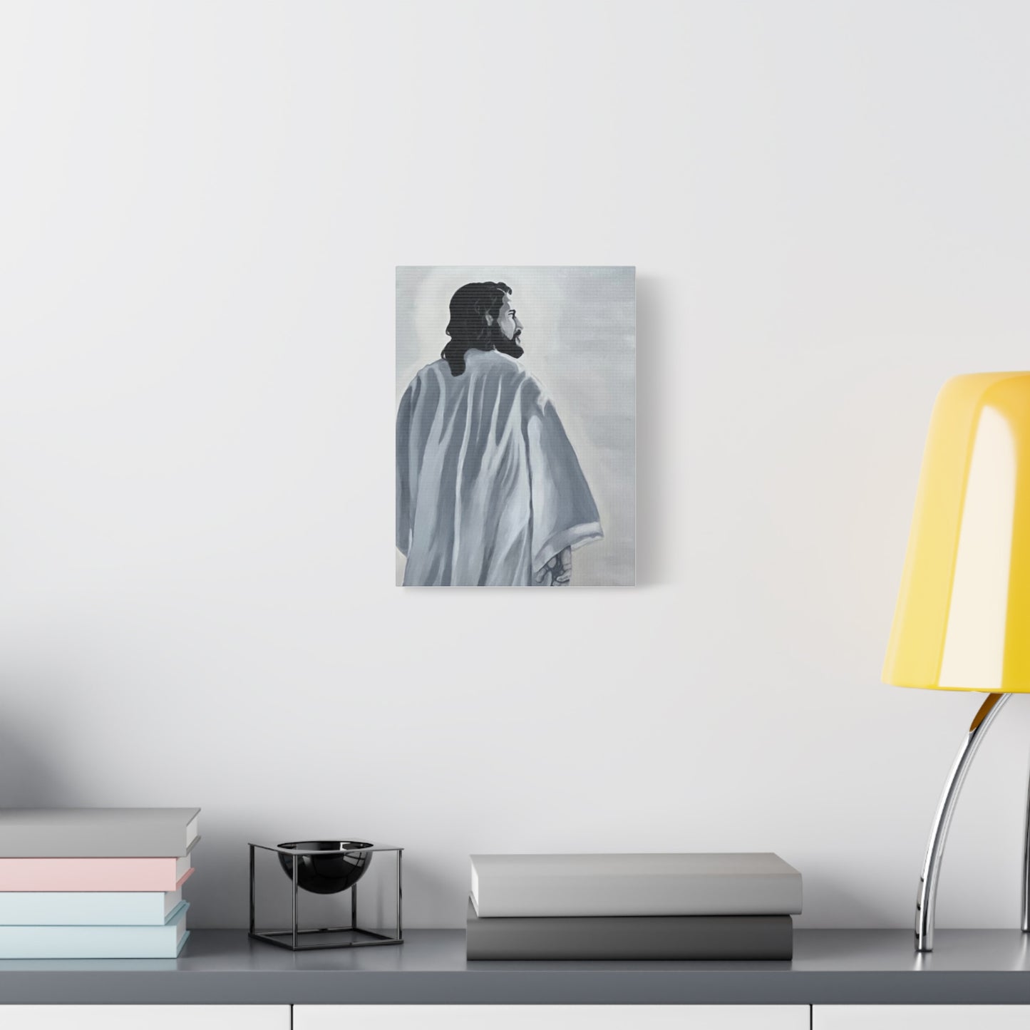Inspirational Jesus Canvas Wall Art - Stretched Matte Print for Home Decor