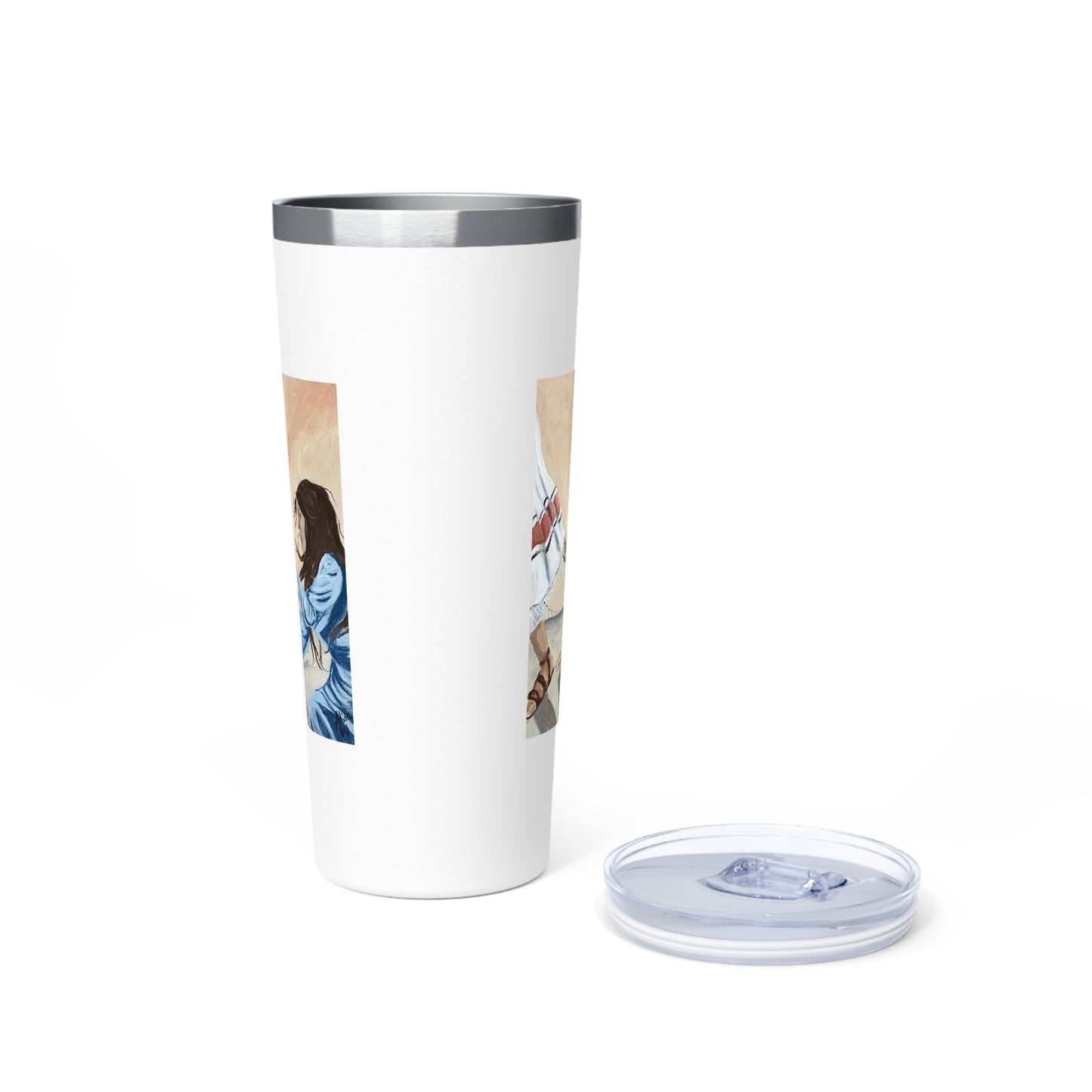 Hem of His Garment - Copper Vacuum Insulated Tumbler - Stylish Travel Mug, Perfect for Coffee Lovers, Gift for Him/Her, Personalized Drinkware