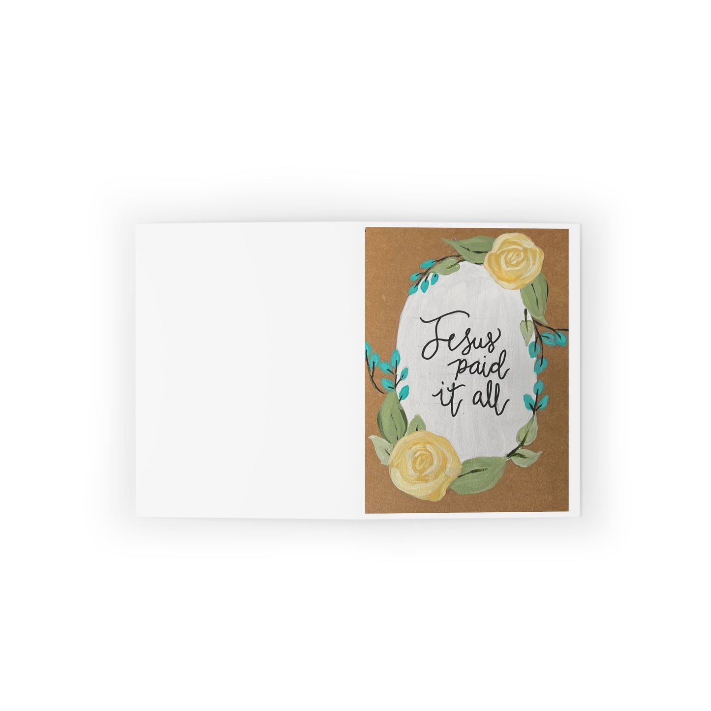 Jesus Paid it All - Greeting cards (8, 16, and 24 pcs)