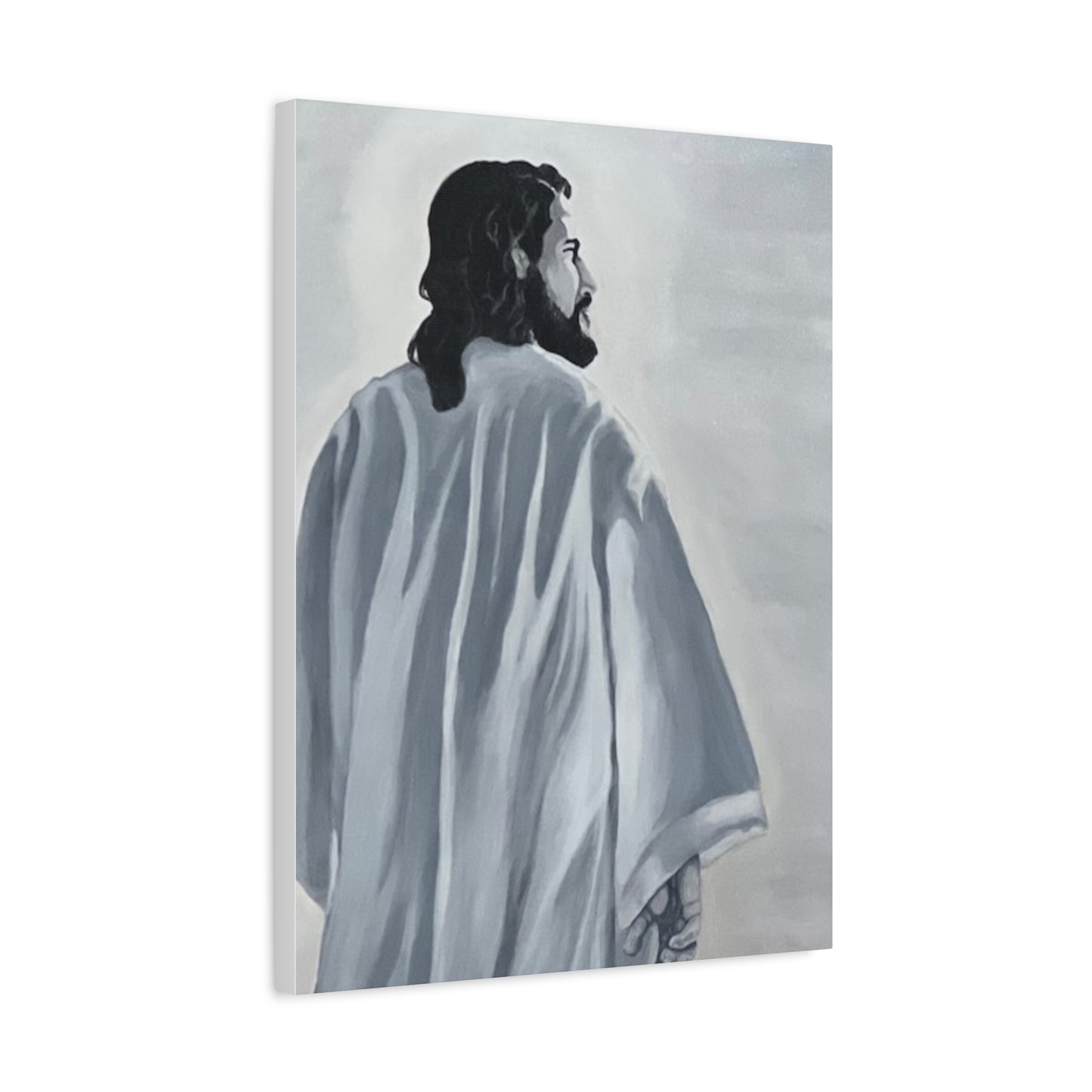 Inspirational Jesus Canvas Wall Art - Stretched Matte Print for Home Decor