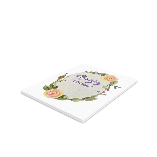 Amazing Grace White - Greeting cards (8, 16, and 24 pcs)