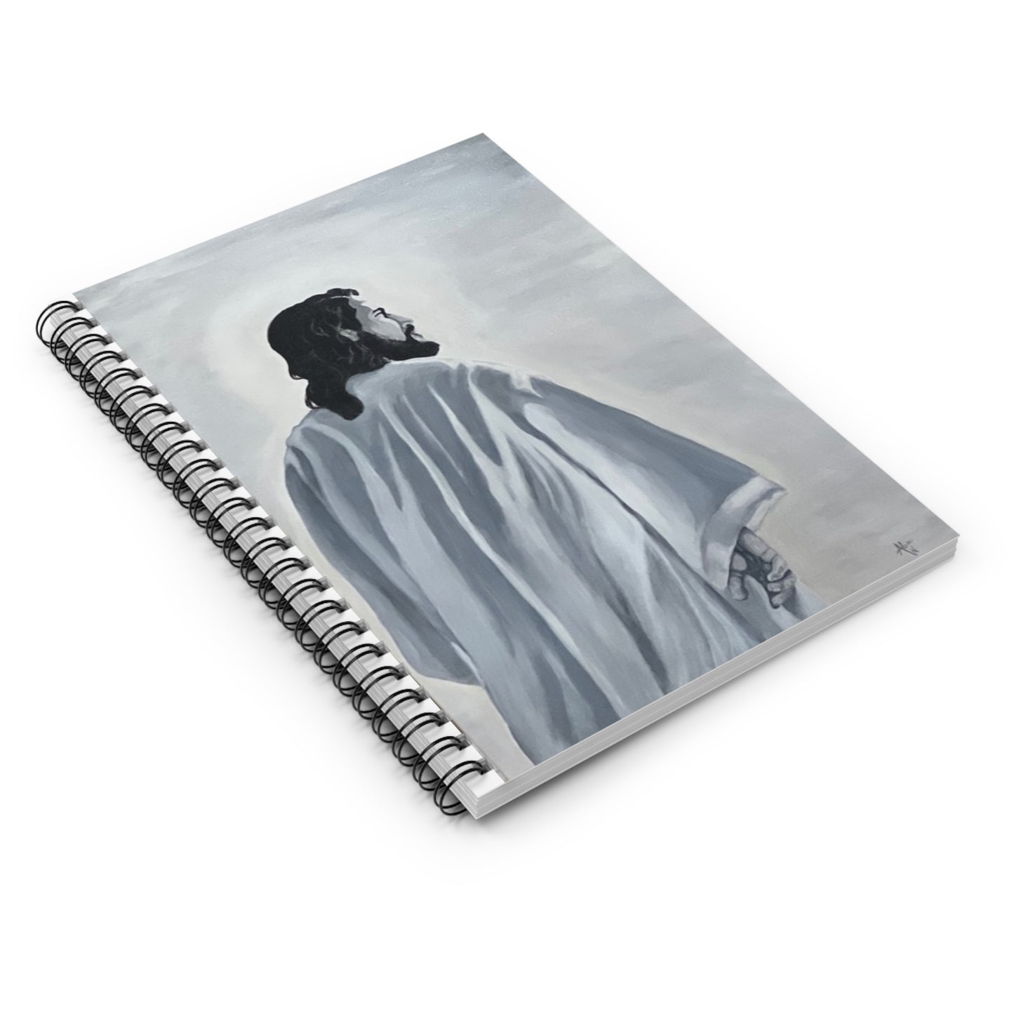 Inspirational Ruled Spiral Notebook - Faith & Reflection