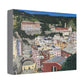 Artistic Stretched Canvas - Charming Italian Village Landscape