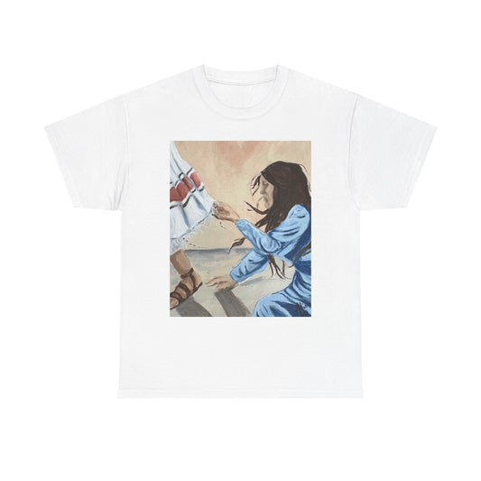Hem of His Garment - Artistic Spiritual Tee, Unisex Cotton Shirt, Inspirational Gift, Graphic Art T-Shirt, Casual Wear, Unique Art Tee