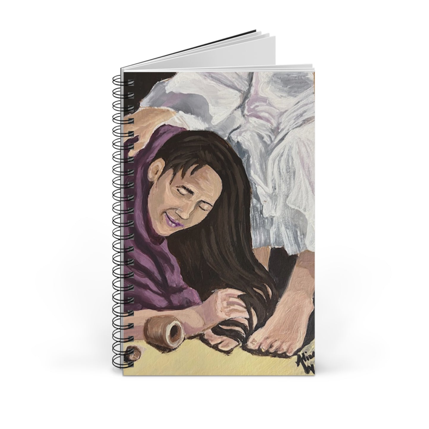 Alabaster Jar - Emotional Spiral Journal with Artistic Design, Creative Writing Notebook, Gift for Artists, Journal for Reflective Writing, Personal [...]